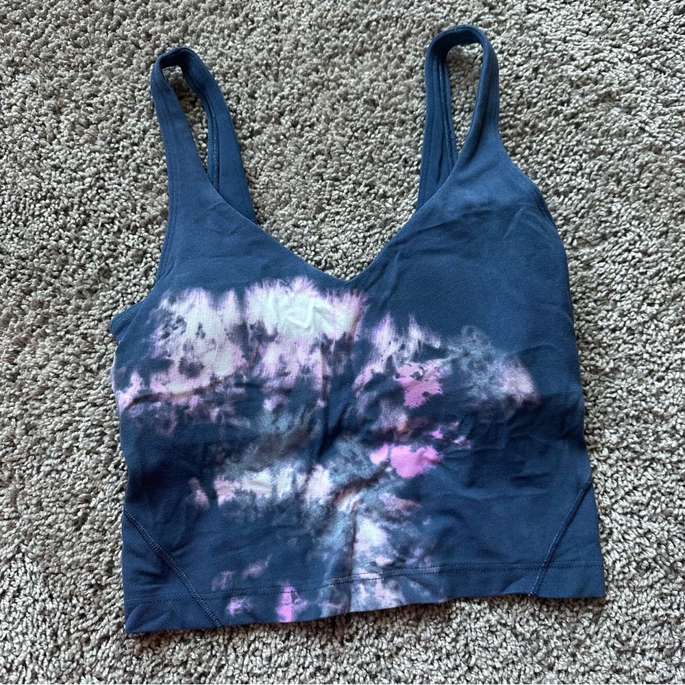 lululemon athletica Blue and Pink Align Tank Top